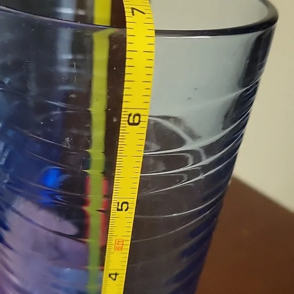 Libbey blue Sirrus set of 3 drinking glasses. Highly desirable. No call outs - Picture 7 of 7